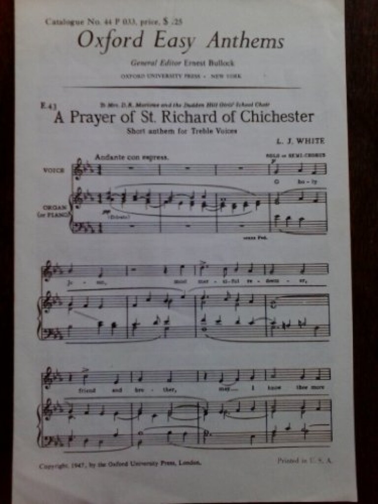 A Prayer of St Richard of Chichester